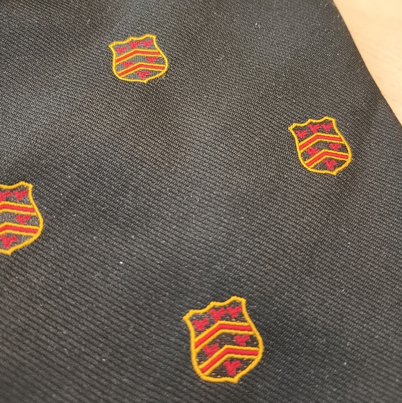 Oxford University The Shop Varsity Mens Rare Nuffield College Genuine Necktie - Picture 5 of 11